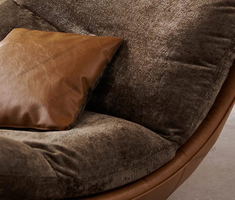 Italian light luxury designer creates reclining chair Italian modern simple living room leisure chair