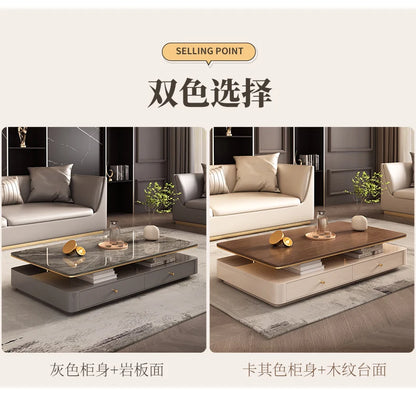 Italian Designer Aesthetic Coffee Table Modern Drawer Unique Luxury Coffee Table Living Room Stolik Kawowy Salon Furniture Home