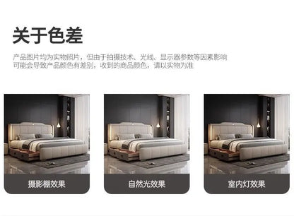 180x200 cm Double bed frame king size frame headboard with 3 drawer storage luxury home bedroom bed queen cama king furniture