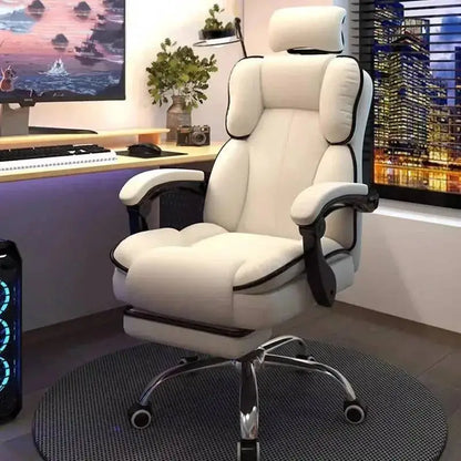 Computer Chair Work Advanced Office Desk Relaxation Armchair Pc Room Comfy Recliner Furniture chaise gaming Swivel Design Gamer