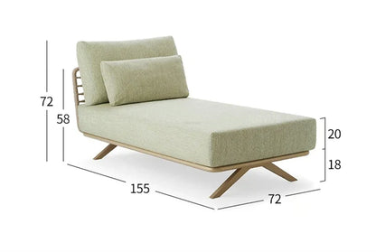 Nordic Designer Outdoor Garden Sofas Villa Leisure Area Lazy Sofa Home Balcony Sofa Chair Combination Luxury Outdoor Furniture L