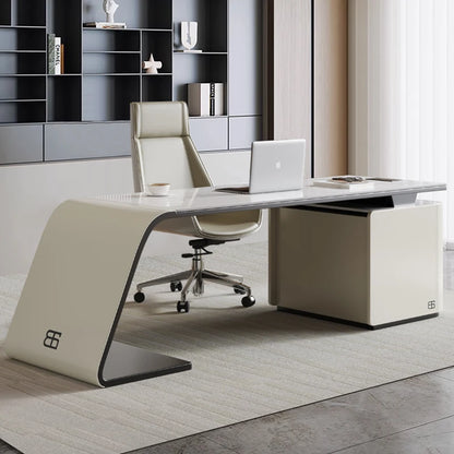 Luxury Storage Computer Desks Large Organiser Adult Bedroom Drawers Gaming Desk Notebook White Mesas De Computador Furniture