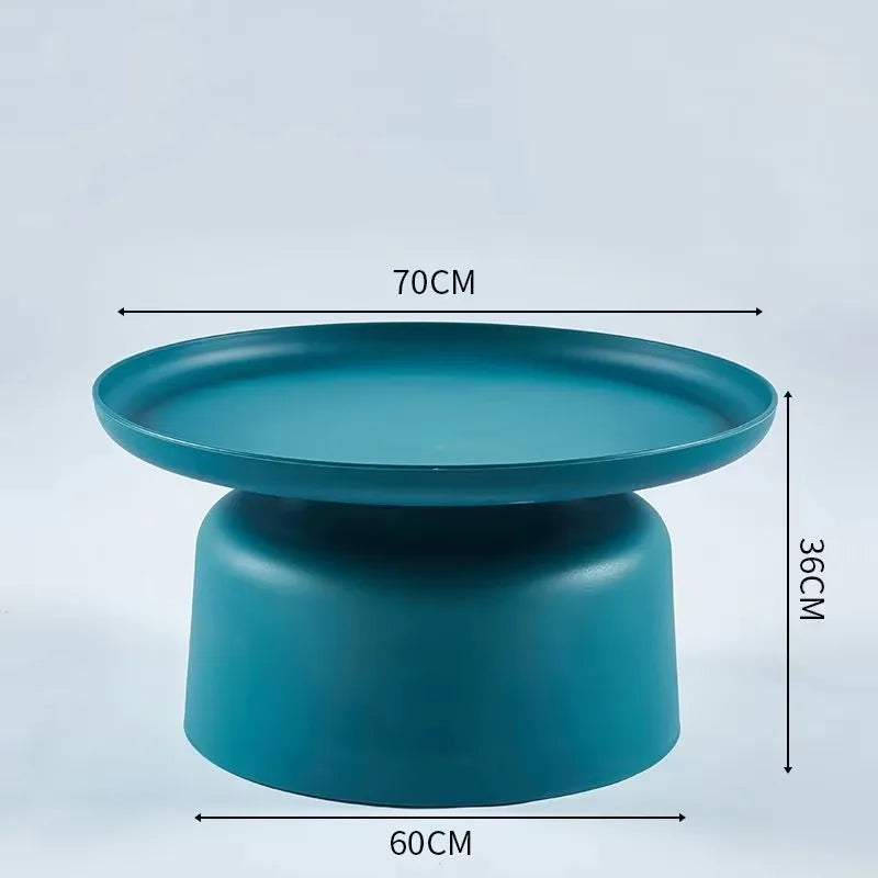 Coffee Table Nordic Living Room Sofa Side Simple Coffee Tables Round Corner Modern Home Small Tea Tables Furniture Mesa Plastic