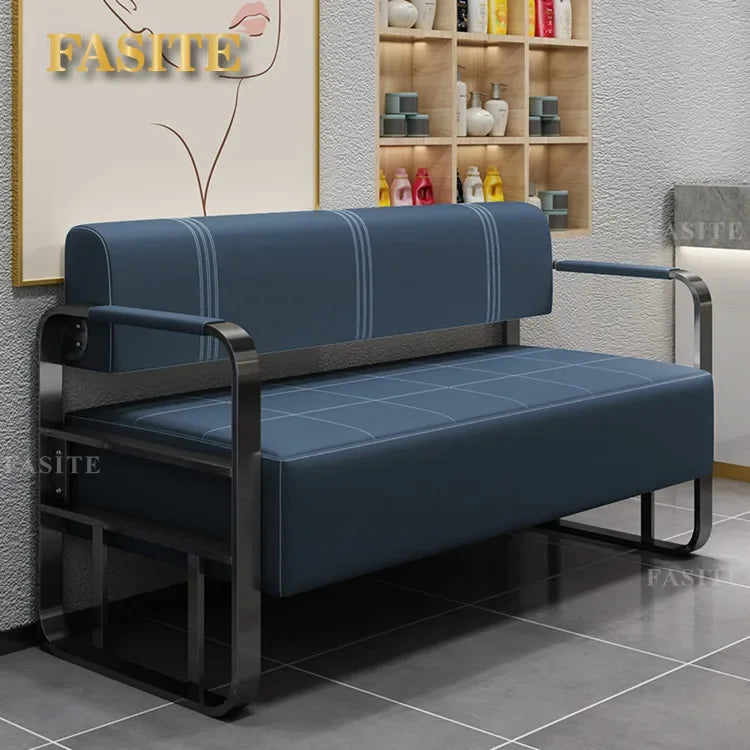 Office reception small apartment sofa barber shop waiting chair rental house clothing beauty salon lounge