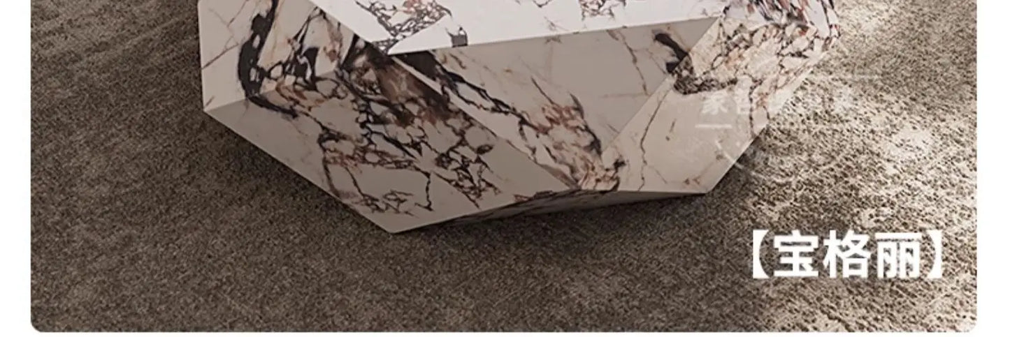 Coffee table small apartment rock slab designer atmospheric Italian living room high-end creative coffee table