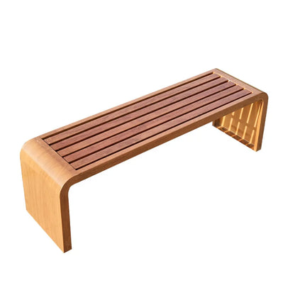 AOLIVIYA Chaise longue d'extérieur imitation bois pour parc, arrêt de bus et zone panoramique