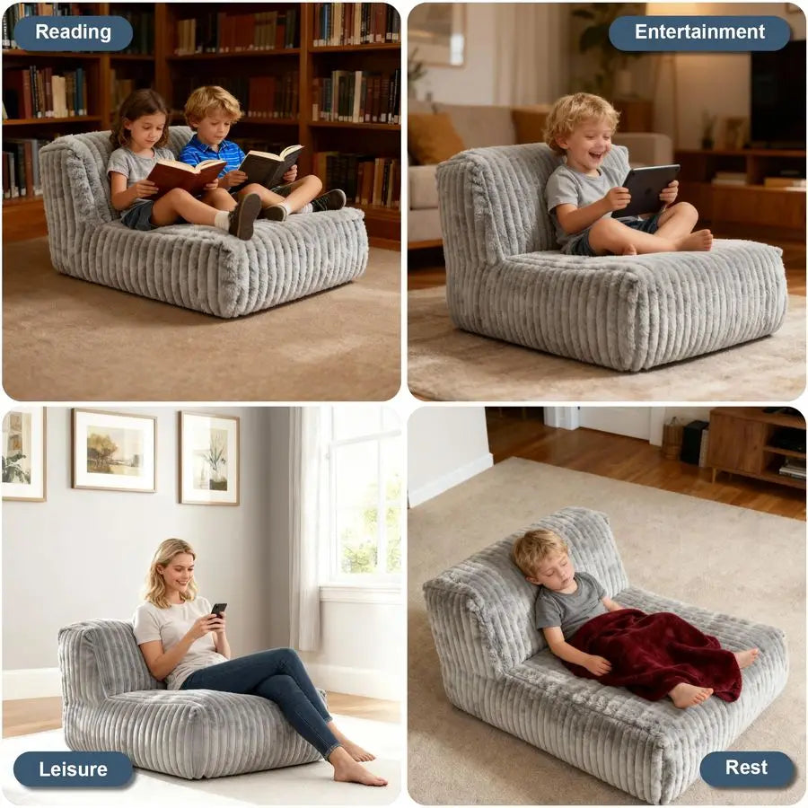 Bag Chair Bean Bag Chair for Adults, Teens, and Children.Bean Bag Chair Memory Foam for Living Rooms, Bedrooms, Dorms, or Balcon