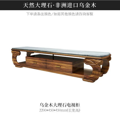 B178 A Imported ebony wood carving flower sofa villa new Chinese modern simple first layer leather sofa