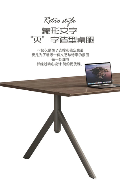 Conference Table Simple Modern Meeting Office Rectangular Business Negotiation Environmental Protection Large And Small Conferen