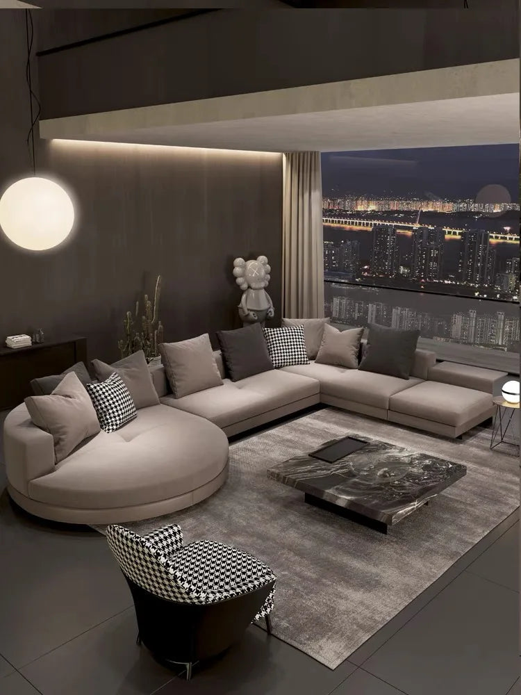 Modern Luxury Corner Sofa Set Furniture Couch Living Room Sectional Modular Lounge Sofa