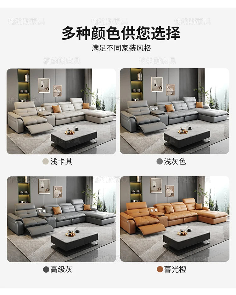 Italian Modern Sofas Minimalist Living Room Electric Lazy Sofas Relax Armchairs Apartment Articulos Para El Hogar Accessories