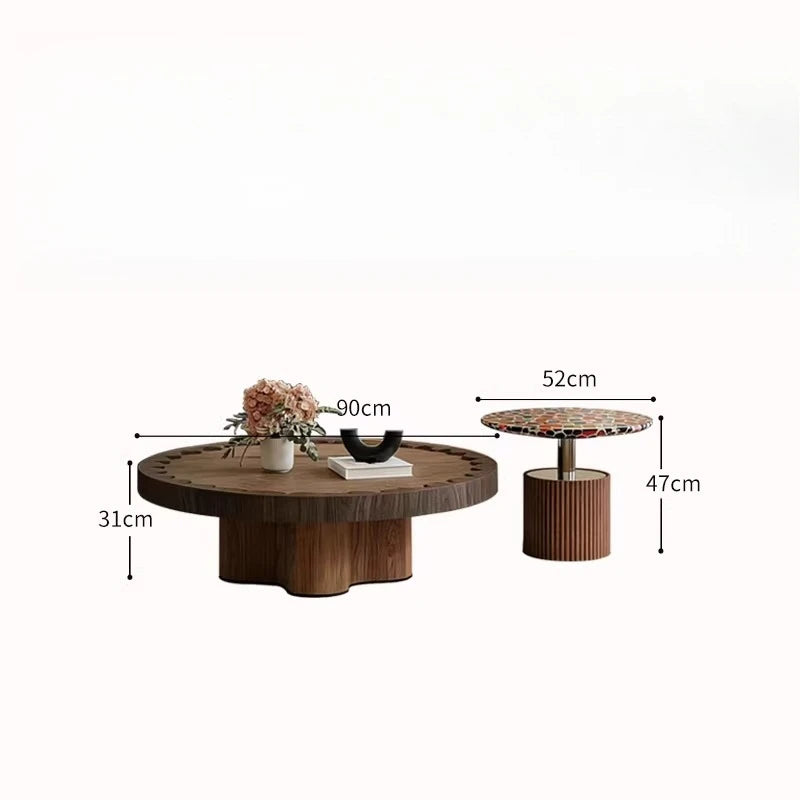 Minimalism Living Room Coffee Tables Bedroom Furniture Homestay Modern Coffee Tables Tea Wooden Furniture ChaJi MH40CJ