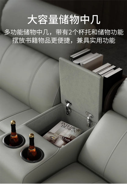 LSL Space Smart Cabin Living Room Multi-family Combination Multifunctional Electric Leather Sofa