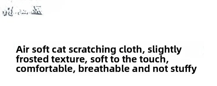 Cream style fabric sofa, modern light luxury living room small apartment sofa, cat claw cloth