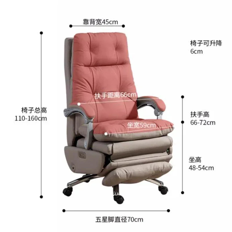 Comfortable Mobile Office Chairs Gaming Meeting Adjust Recliner Office Chairs Computer Sedentary Furniture Chaise Bureau LLOC