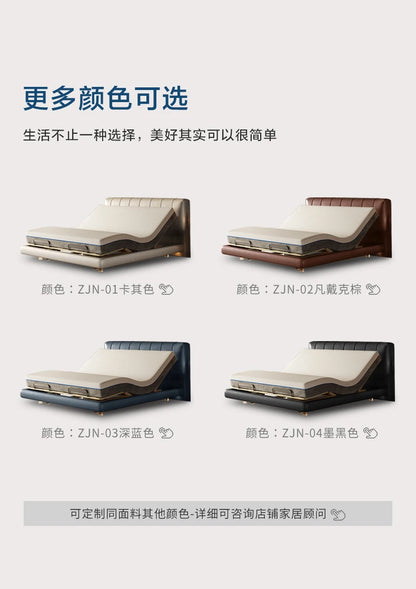Head And Foot Adjustable Smart Bed Split King Size Bedroom Furniture Bed Easy To Install With Wireless Remote Control Bed