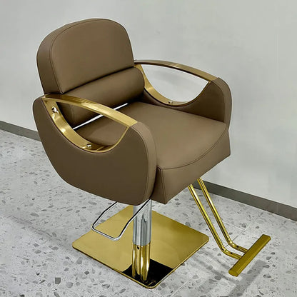 Shop Modern Barber Chair Design Nordic Luxury Chic Barber Chair Slim Style Krzesło Fryzjerskie Salon Furniture