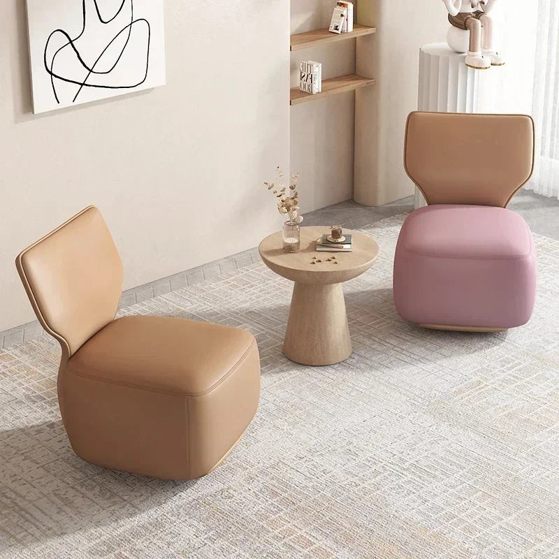 Nordic Style Single Living Room Chair - Luxury Relaxation Furniture for Home - Comfortable Office Chair with Support