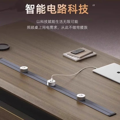 Premium Light luxury office boss table, simple modern class desk, high-end president table