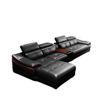 # Hot Sales Modern Sectional Sofa Multifunction Latex Cushion Sofa Leather L Shaped Living Sofa Set With Music Design
