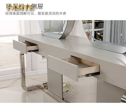 Double-sided mirror table for tgf barber shop, special for dyeing and ironing double-sided mirror hair salon for hair salon