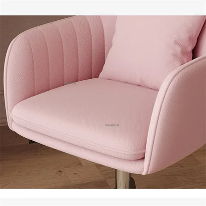 Modern pink Office Chairs Home Bedroom Leisure gaming chair for Office Furniture Comfortable Back Lift Swivel computer Chair K