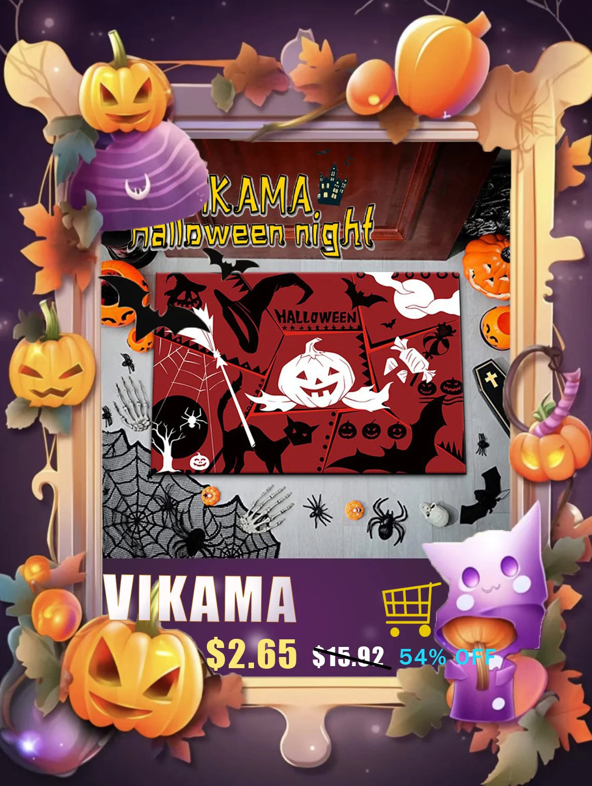 VIKAMA Light Luxury Cream Ins Style Soft Comfortable Absorbent Washed Quilt Living Room Bedroom Cloakroom Carpet Bedside Rug