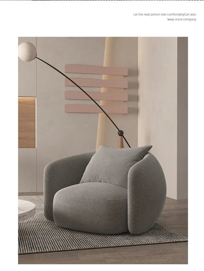 Italian Banana Sofa Minimalist Shaped Sofa Living Room Simple Modern Arc Cashew  Set Lazy Sofa Home Furniture