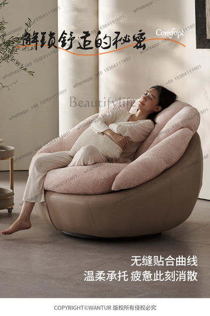 yj57 Sofa chair modern simple living room balcony household lazy leisure chair spot light luxury
