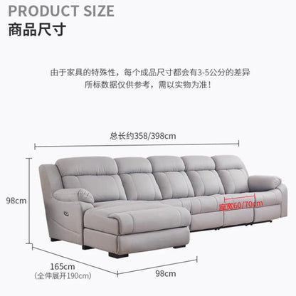 Luxury Modern Electric Sofa Multifunctional Fabric Minimalist Relaxing Sofa Simple Comfortable Divano Living Room Furniture