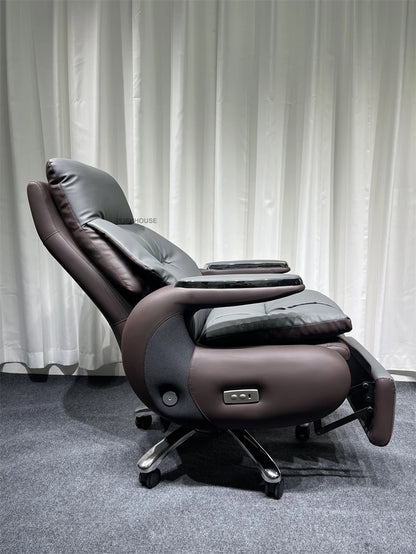 Electric Smart Office Chairs European Reclining Computer Chair Home Gaming Armchair Modern Office Furniture High-end Boss Chair