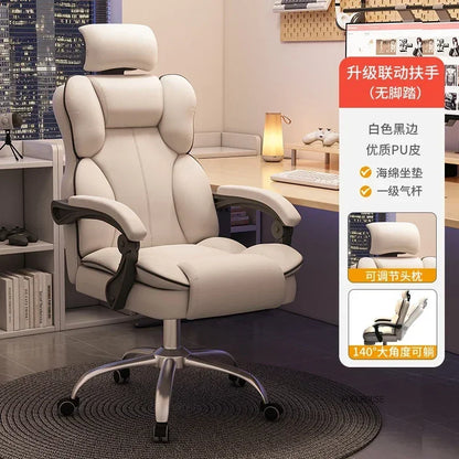 Ergonomic Office Gaming Chair Mobile Swivel Recliner Lounge Study Armchair Nordic Design Home Computer Chair