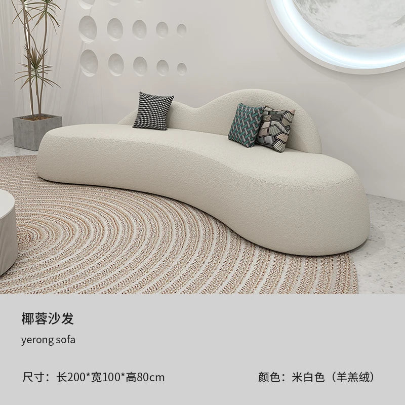 Canapé moderne à bascule léger de luxe de haute qualité concepteur inhabituel canapé dossier ergonomique en Stock canapé Para Sala meubles de maison