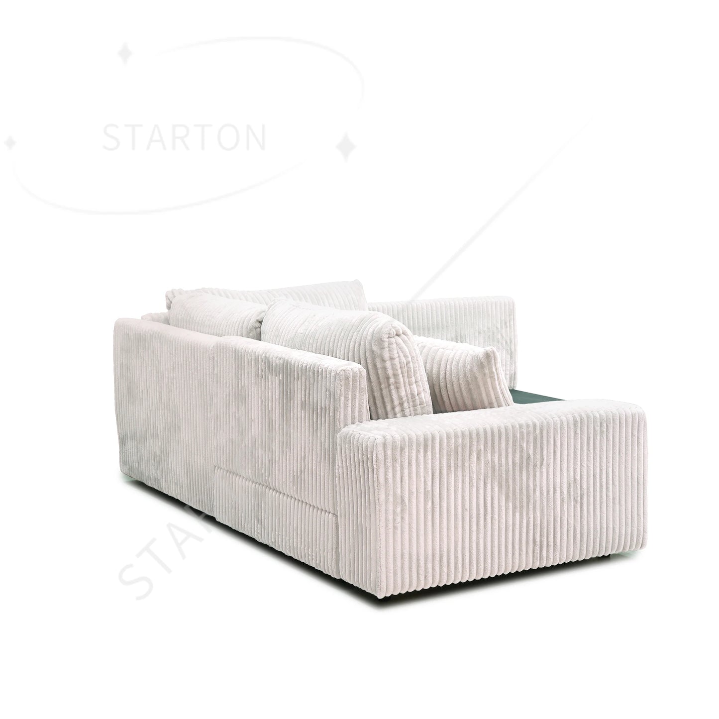 ATUNUS USA Showroom in Stock Sofa American Classic Living Room Furniture Corduroy Modular Sectional Couch Sofa Sets