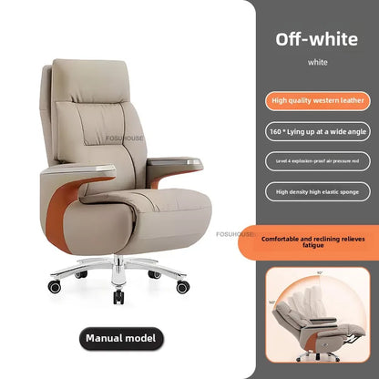 Electric Smart Office Chairs European Reclining Computer Chair Home Gaming Armchair Modern Office Furniture High-end Boss Chair