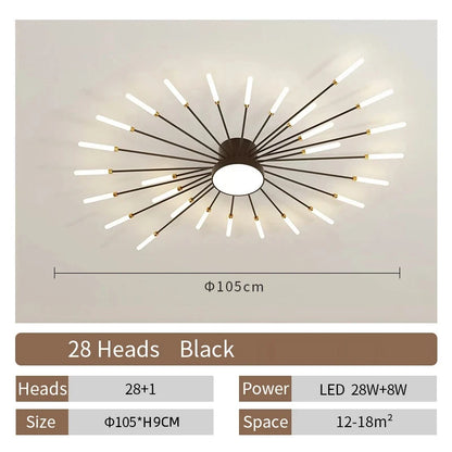 Creative LED Ceiling Lamp Modern Living Room Lights Nordic Home Decor Dining Bedroom Lighting Lustre Indoor Ceiling Pendant Lamp