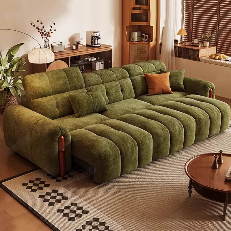 Extendeble Adults Electric Sofa Green Bed Loveseat Armchair Electric Sofas Floor Living Room Muebles Para El Hogar Furnitures