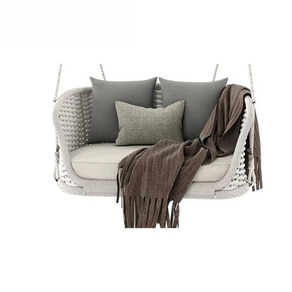 Outdoor Hanging Furniture Bed Swing Hammock Restaurant Rattan Seat Metal Stand Wicker Chairs Day Patio Swings Daybed