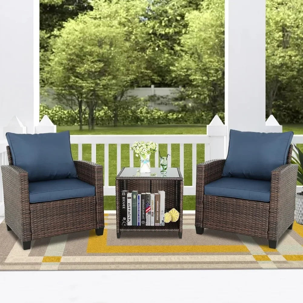 #For 3 Pieces Patio Furniture Sets with Storage Table and Chairs, Outdoor Patio Furniture Sets&