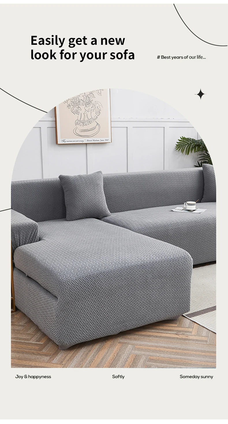 1 PC Jacquard Sofa Cover dustproof Sofa Cover For Living Room Protector Removable Washable Slipcover