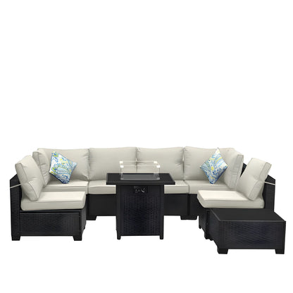 Hot Selling and Popular Leisure Rattan Sofa Home Set for Indoor or Courtyard Use