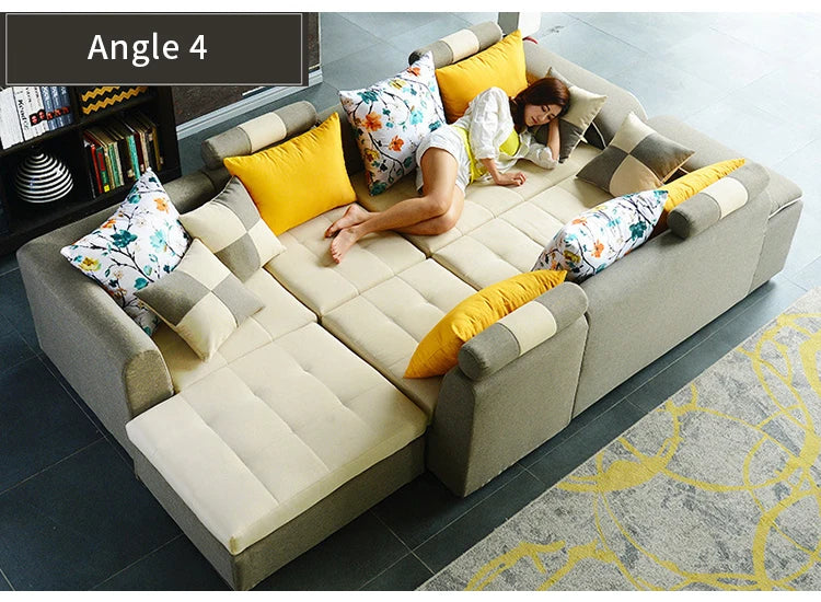 Hotel Composable Sofa Set Furniture Bed Sets Couch Living Room Home Luxury Sectional Sofas