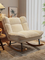 Rocking chair Reclining chair Adults can sleep and lie down Lunch break  New balcony Home leisure Lazy sofa