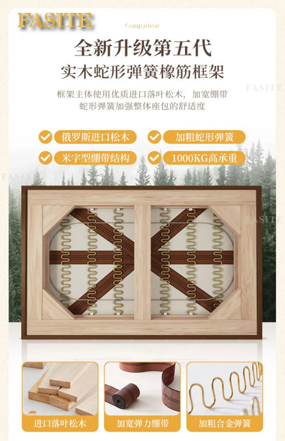 Portable Minimalist Brown Sleep Sofa Faux Leather Designer Loveseat   Sofa Couch Cloud  Living Room Furniture