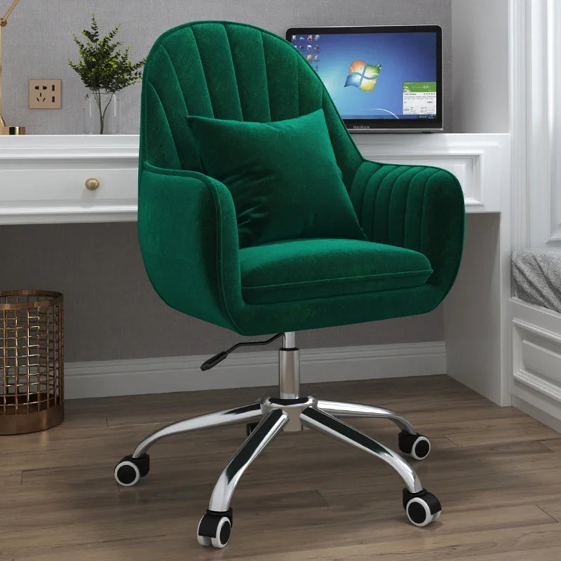Executive Dormitory Lift Swivel Computer Chair Home Hotel Backrest Office Chairs Study Learning Bedroom Casual Makeup Chair