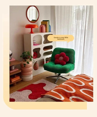 Modern Living Room Furniture Single Sofa Chair Corduroy Lounge Chair, Small Space Accent Chair Comfortable Reading Chair