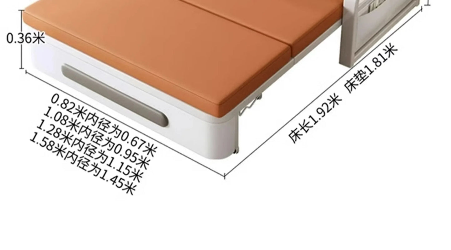 Sofa bed folding dual-purpose small apartment 2024 Internet celebrity new living room 1.2 multi-function single and double retra