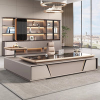 Lift luxury boss table Minimalist Modern Leadership Office Furniture Manager computer desks escritorios de computadora furniture