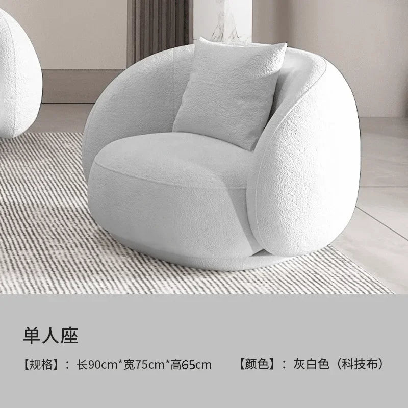 Corner Designer Living Room Sofas White Puffs Cute Relaxing Outdoor Sofa Patio Floor Sofa Garden Air Divano Balcony Furniture