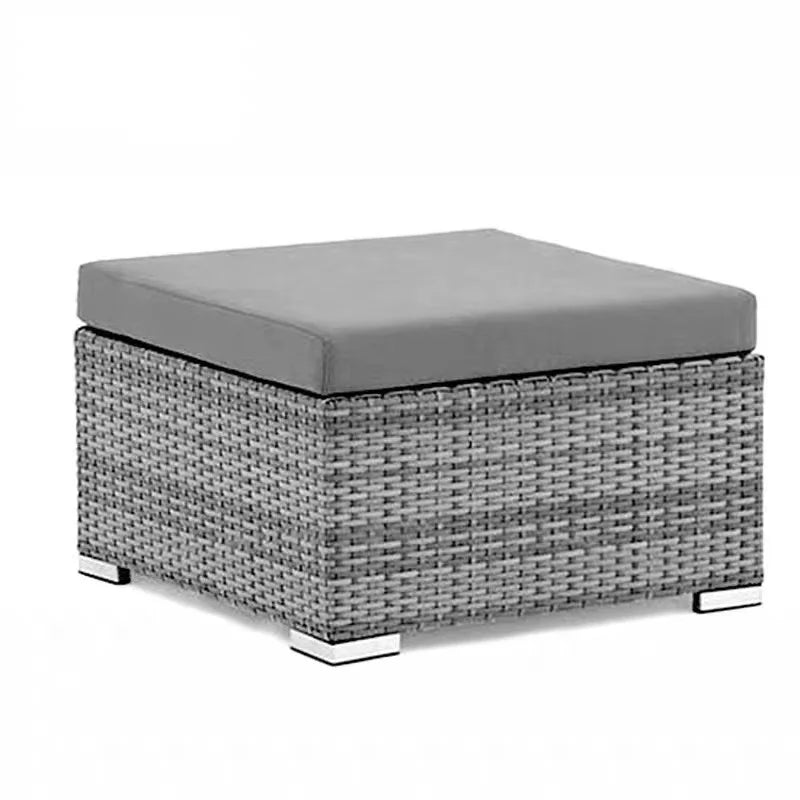 Patio Furniture Outdoor Gray Rattan Lounge Set  Outdoor Couch